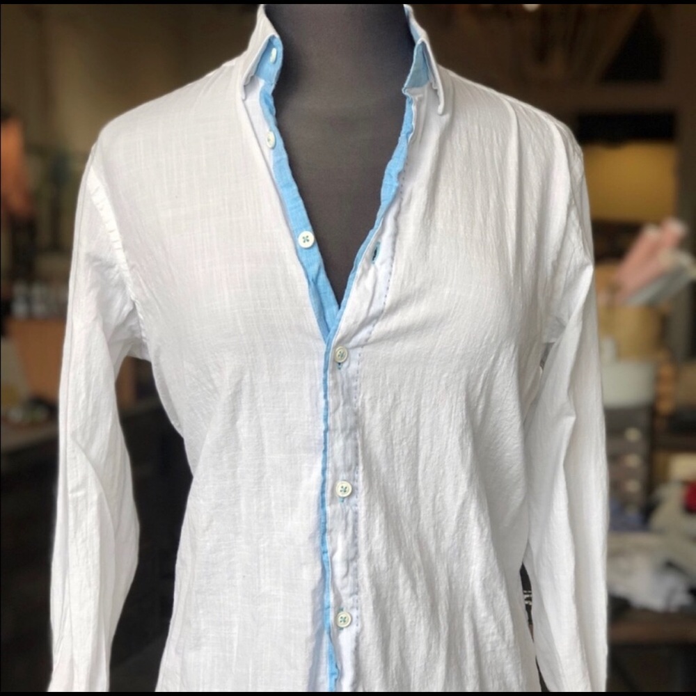 ENVY Linen Collection Button-Up